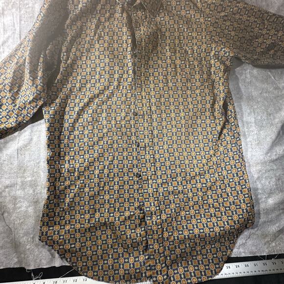 Ripley Custom Tailored Dress Shirt Pattern Print 100% Cotton Men’s Size XL - Picture 5 of 9